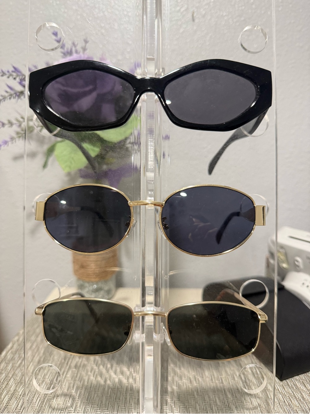 Black Cat-Eye Women’s Sunglasses - Black